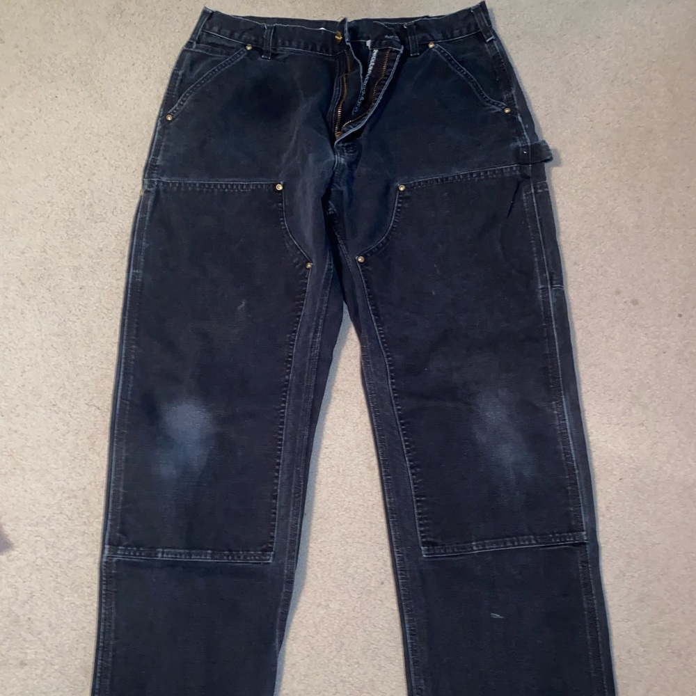 Carhartt men’s black work pants. Size 36x32